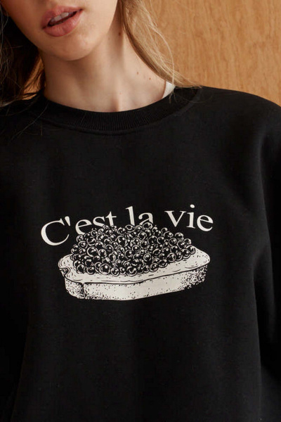 Свитшот 10DENCY 23651 черный - фото 5