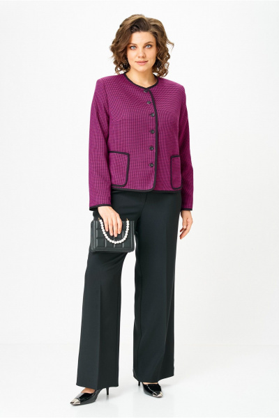 Брюки, жакет Vilena 1127 фуксия - фото 7