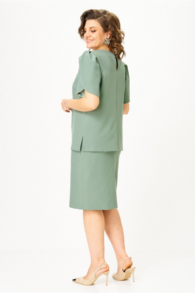 Блуза, юбка Vilena 1143 полынь - фото 4