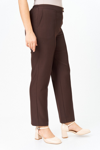 Брюки, жакет Vilena 1144 беж+шоколад - фото 15