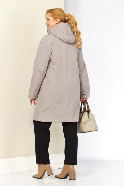 Куртка Shetti 2209 бежево-серый - фото 9