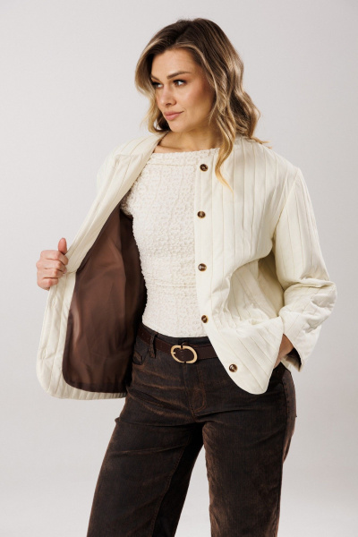 Жакет Ларс Стиль 1207 молочный - фото 6