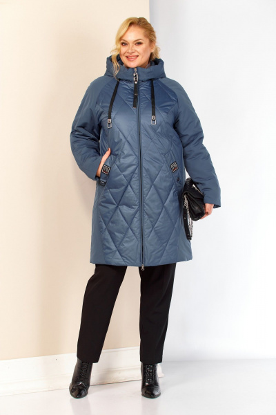 Куртка Shetti 2209 джинс - фото 7