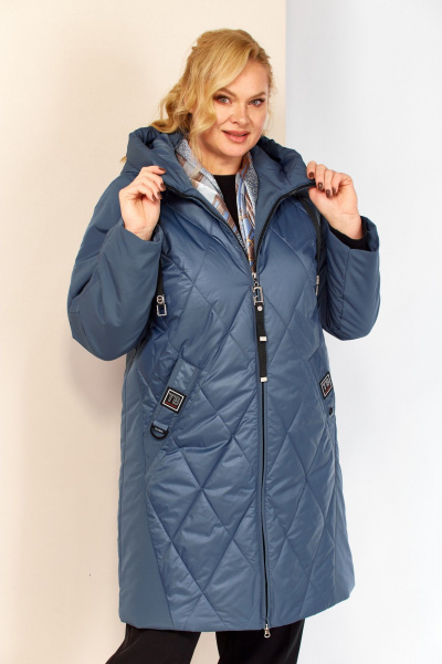 Куртка Shetti 2209 джинс - фото 6