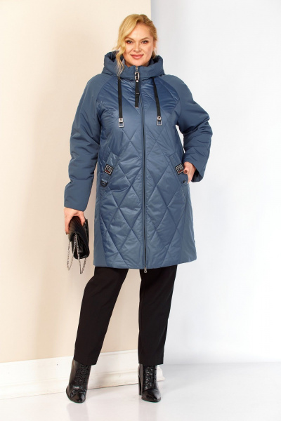 Куртка Shetti 2209 джинс - фото 2