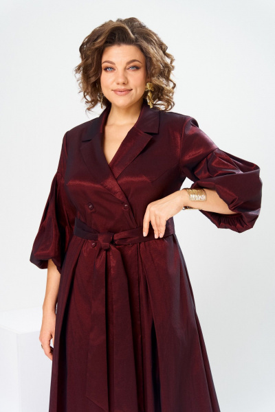Платье Romanovich Style 1-2837 бордовый-1 - фото 12