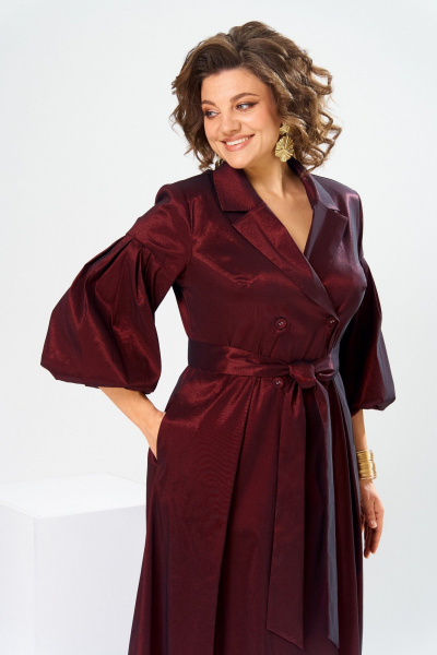 Платье Romanovich Style 1-2837 бордовый-1 - фото 6