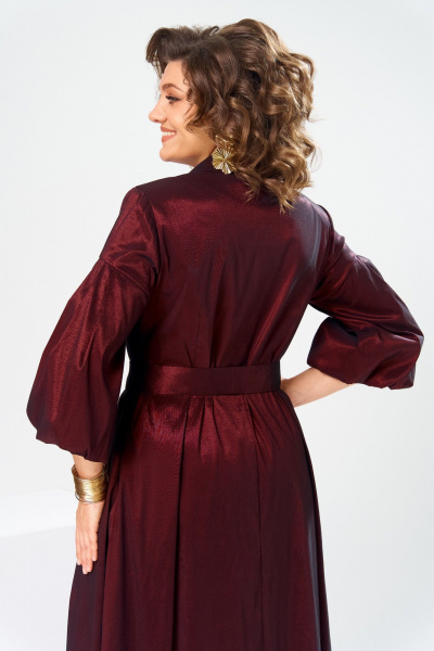 Платье Romanovich Style 1-2837 бордовый-1 - фото 7