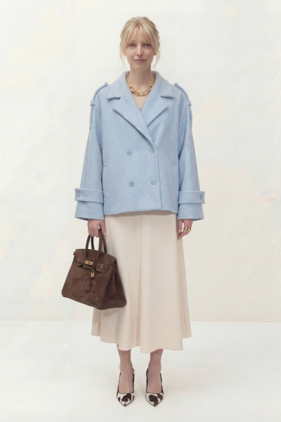 Пальто Lokka 1838 голубой - фото 1