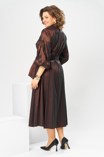 Платье Romanovich Style 1-2837 коричневый - фото 5