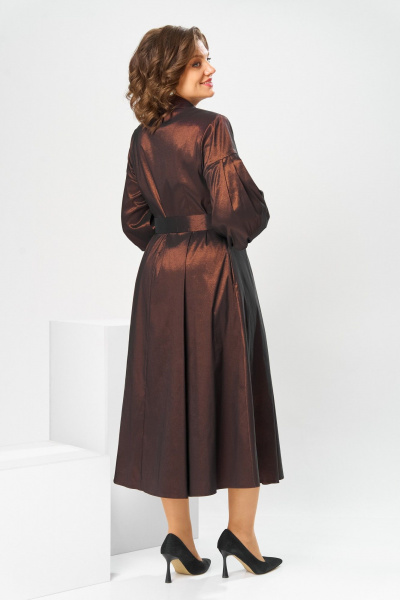 Платье Romanovich Style 1-2837 коричневый - фото 12