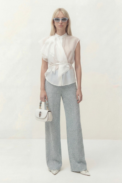 Блуза Lokka 1844 белый - фото 6