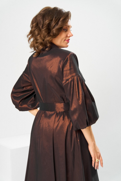 Платье Romanovich Style 1-2837 коричневый - фото 9