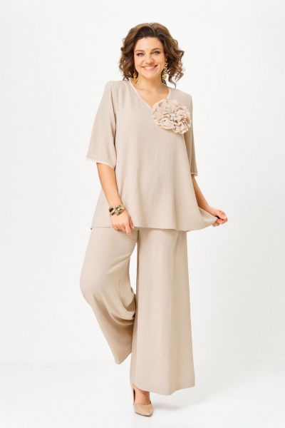 Блуза, брюки Svetlana-Style 1933 бежевый - фото 2