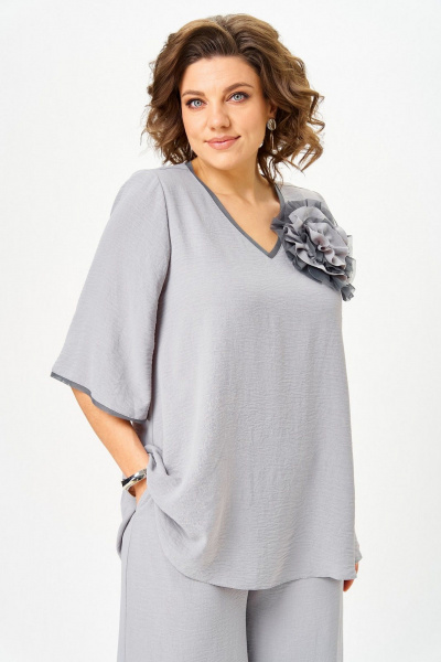 Блуза, брюки Svetlana-Style 1933 серый - фото 3