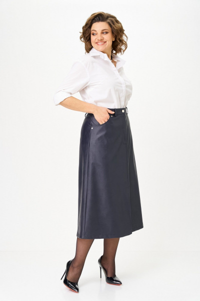 Юбка ANASTASIA MAK 1215 неви - фото 3