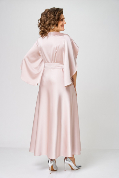 Платье ANASTASIA MAK 1309 розовый - фото 11