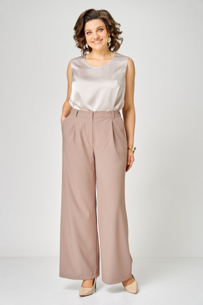 Брюки, жакет ANASTASIA MAK 1314 капучино - фото 13