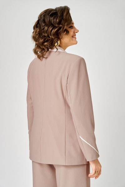 Брюки, жакет ANASTASIA MAK 1314 капучино - фото 6