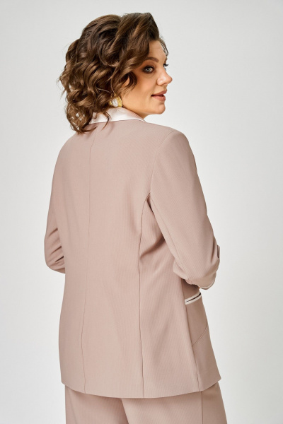 Брюки, жакет ANASTASIA MAK 1314 капучино - фото 5