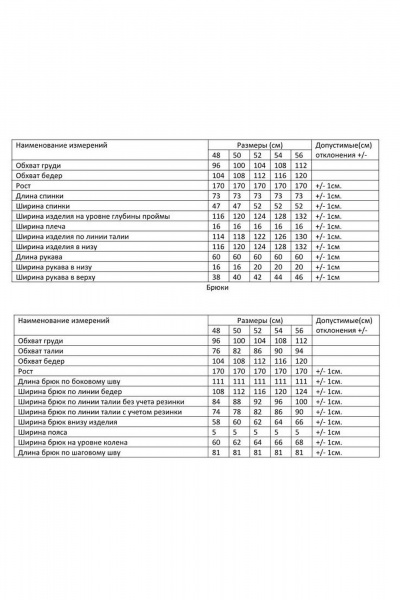 Брюки, рубашка AMUAR 1074.1 - фото 5
