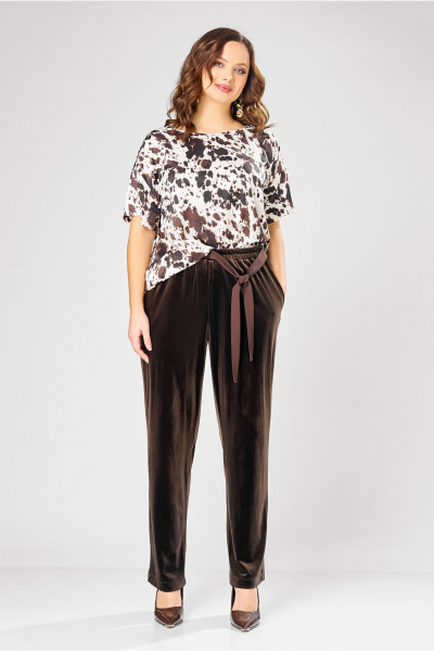 Блуза, брюки Ольга Стиль С-1002 - фото 5