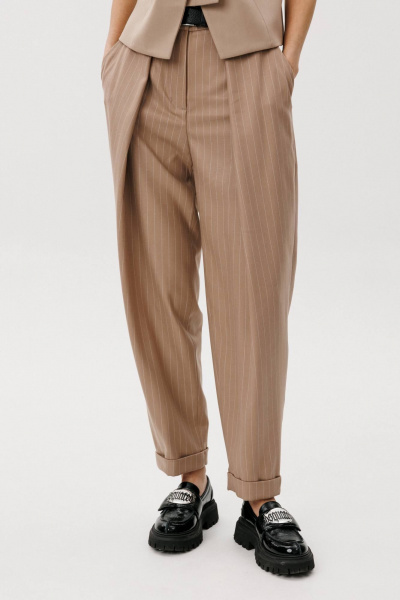 Брюки, жакет, жилет Fantazia Mod 5220 бежево-пудра - фото 10