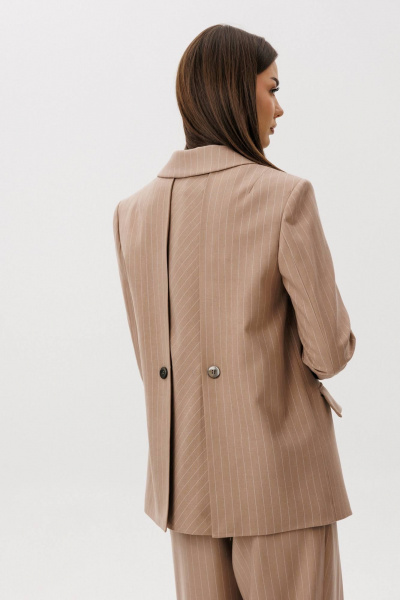 Брюки, жакет, жилет Fantazia Mod 5220 бежево-пудра - фото 6