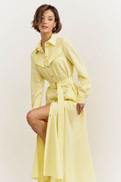 Платье RINKA 1482/1 желтый - фото 9