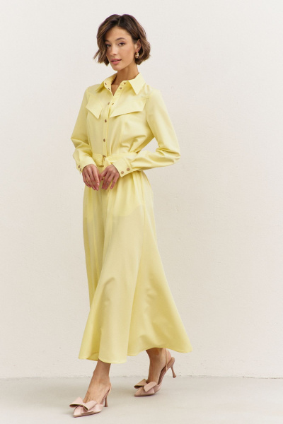 Платье RINKA 1482/1 желтый - фото 8