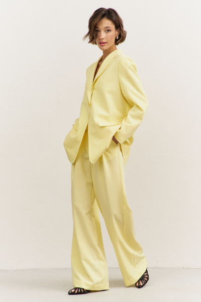 Брюки, жакет RINKA 1483/1 желтый - фото 14