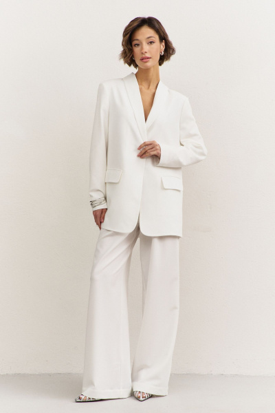 Брюки, жакет RINKA 1483/2 белый - фото 13