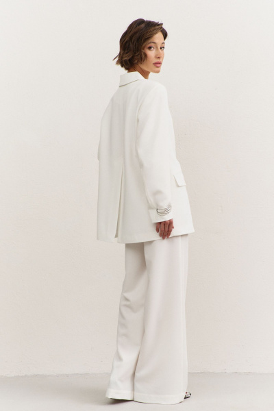Брюки, жакет RINKA 1483/2 белый - фото 7