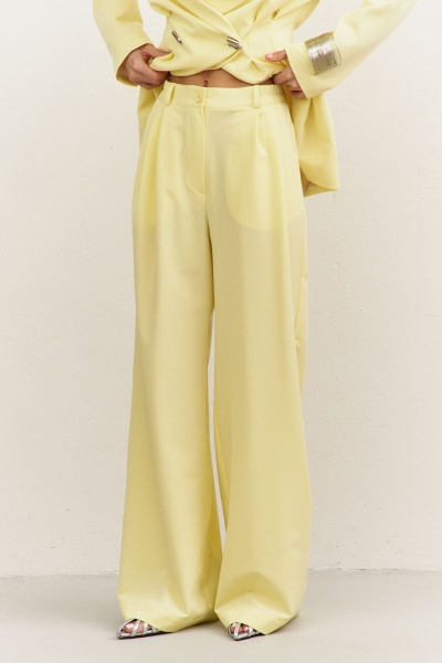 Брюки, жакет RINKA 1488/1 желтый - фото 7
