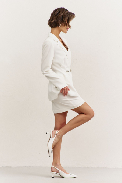 Жакет, юбка RINKA 1489/2 белый - фото 7