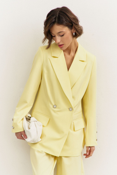 Брюки, жакет RINKA 1492 желтый - фото 11