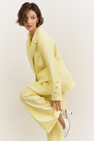 Брюки, жакет RINKA 1492 желтый - фото 10