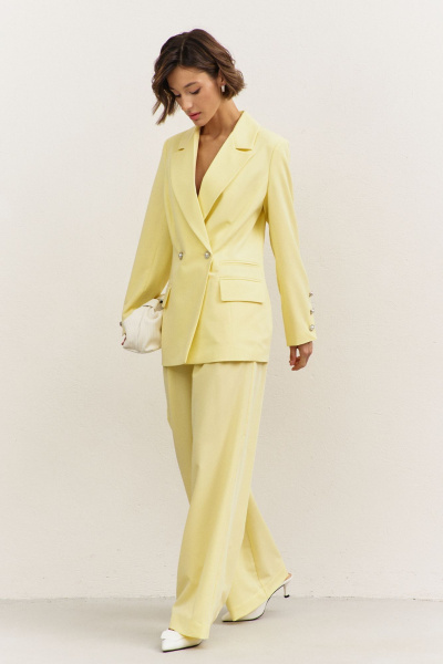 Брюки, жакет RINKA 1492 желтый - фото 9
