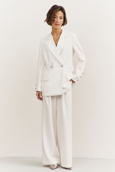 Брюки, жакет RINKA 1492/1 белый - фото 7