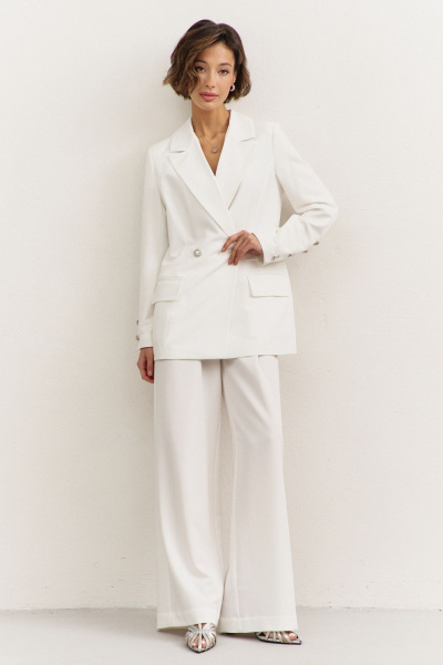 Брюки, жакет RINKA 1492/1 белый - фото 1