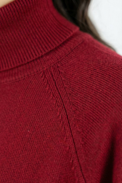 Демисезонный свитер с рукавом реглан и ластичным воротником Полесье С3316-15 5С1754-Д43 170,176 георгин - фото 6