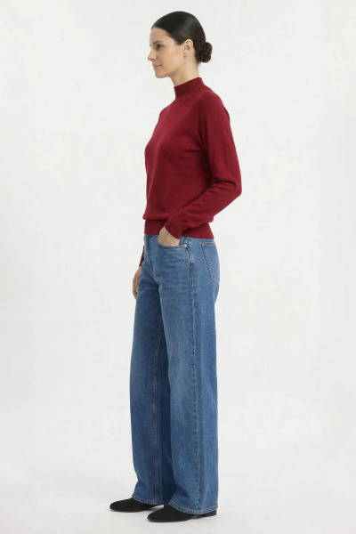 Демисезонный свитер с рукавом реглан и ластичным воротником Полесье С3316-15 5С1754-Д43 170,176 георгин - фото 4