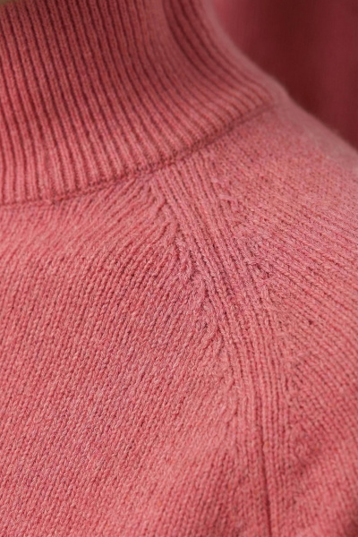 Свитер прямого силуэта с регланом двойная стойка демисезон Полесье С3316-15 5С1754-Д43 170,176 десерт_17-1927 - фото 5