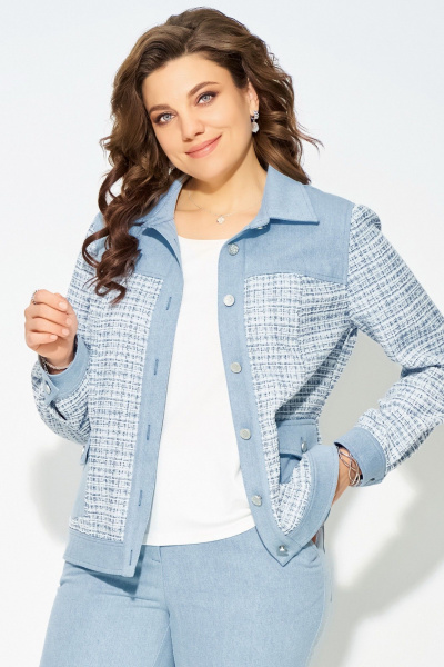 Бомбер, брюки Fita 3231 голубой - фото 6