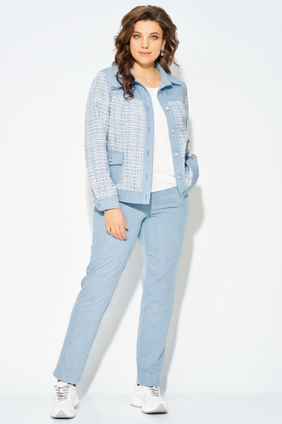 Бомбер, брюки Fita 3231 голубой - фото 3