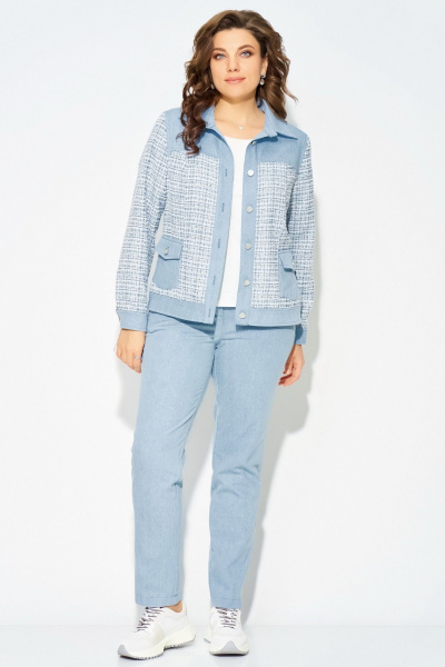 Бомбер, брюки Fita 3231 голубой - фото 1