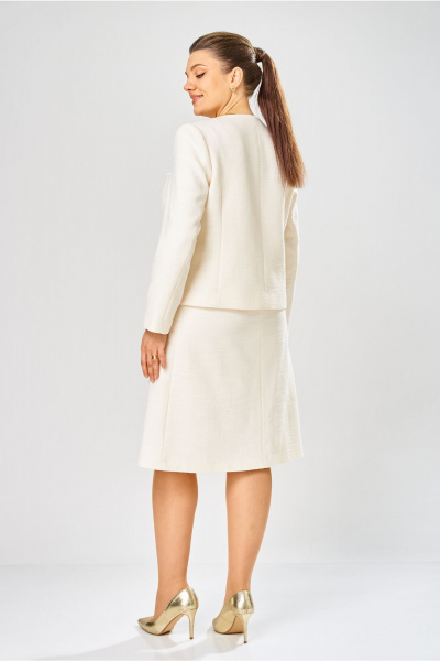 Жакет, юбка Bonna Image 1029/1 молочный - фото 4