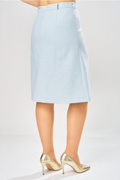 Жакет, юбка Bonna Image 1029/2 голубой - фото 12