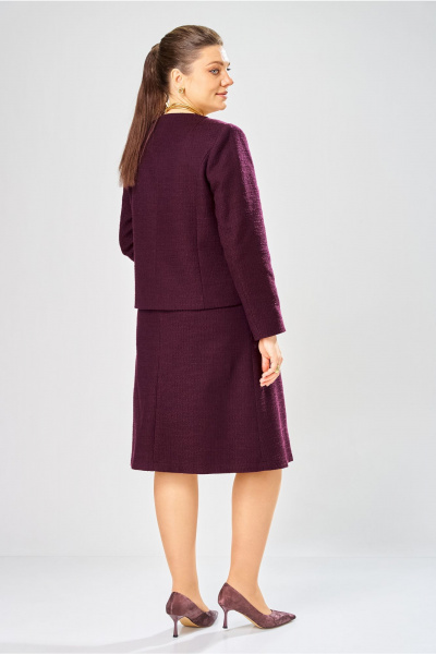 Жакет, юбка Bonna Image 1029/ фиолетовый - фото 6