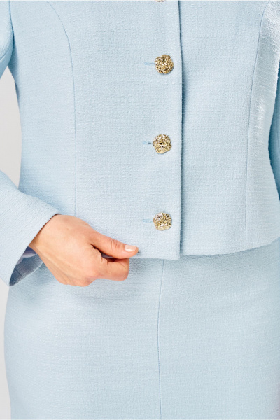 Жакет, юбка Bonna Image 1031/2 голубой - фото 10